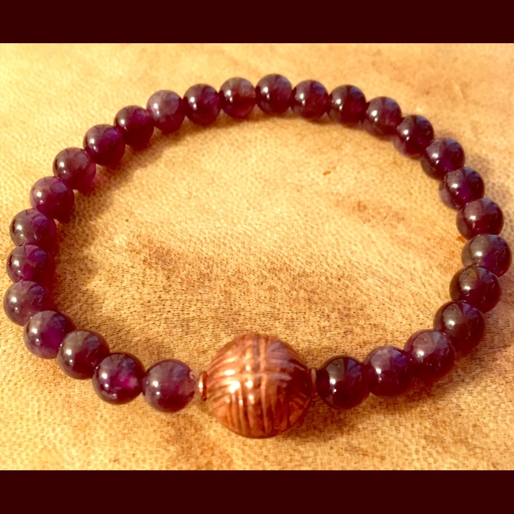Amethyst bracelet